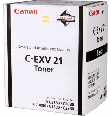 C-EXV21 TONER NERO IRC3380/3380I/2880/2880I/2380I/3080I/3080/3580/    3580I (575 GR X 1 CARTUCCIA - DURATA 26.000 PAGINE)