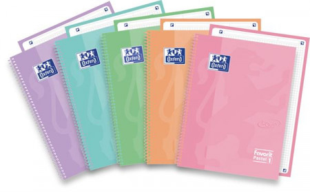 CF5 MAXI SPIR PASTEL1 A4+ 160P 90G 1R VER - SCRIBZEE