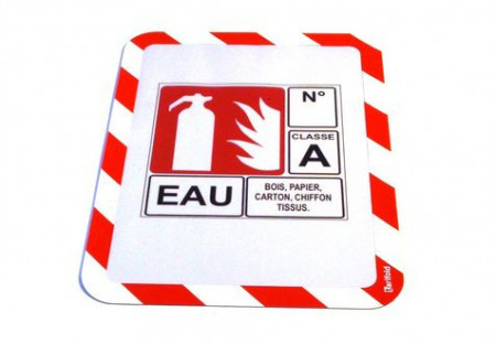 CF2MAGNETO CON RETRO ADESIVO A4 -SAFETY LINE VARIANTI                    COLORE  ROSSO/BIANCO
