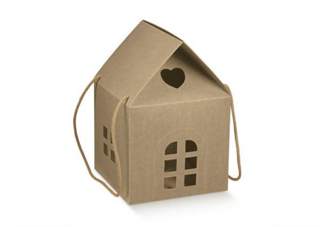 CF2 SCATOLA CASETTA CON CORDINI PER CONF. REGALO 200X200X180
