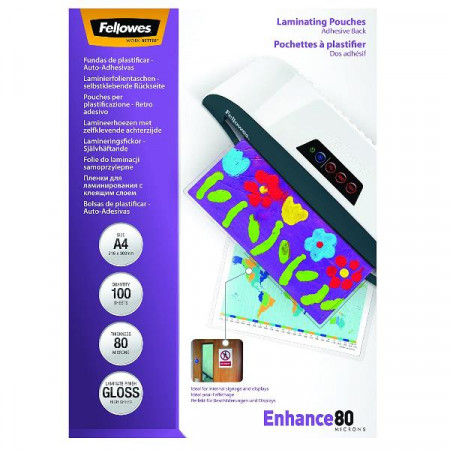 CF100POUCH ENHANCE80 A4 75M ADESIVE