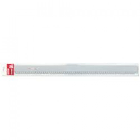RIGA 60 CM LINEA ALLUMINIO - CON GOMMA ANTISCIVOLO E TIRACHINA