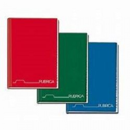 RUBRICA TELEFONICA CARTONONATA A4 1R 96 FF 70 GRAMMI