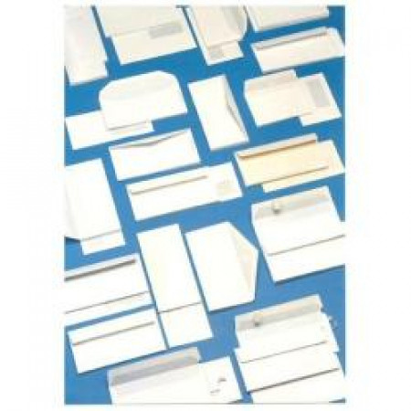 CF500 BUSTE NO FINESTRA 11x23 gr80 LEMBO GOMMATO