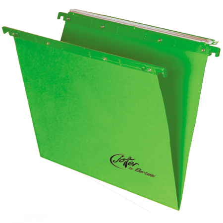 Cartelle sospese per cassetto Linea Joker Serie 400 Link verde    Interasse 33 33 8 cm  F.do V (conf.25)