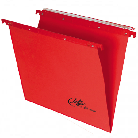 Cartelle sospese per cassetto Linea Joker Serie 400 Link rosso   Interasse 39 39 8 cm F.do V (conf.25)