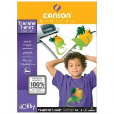 Taschetta Film Tranfert t-shirt scure 5 fg. A4