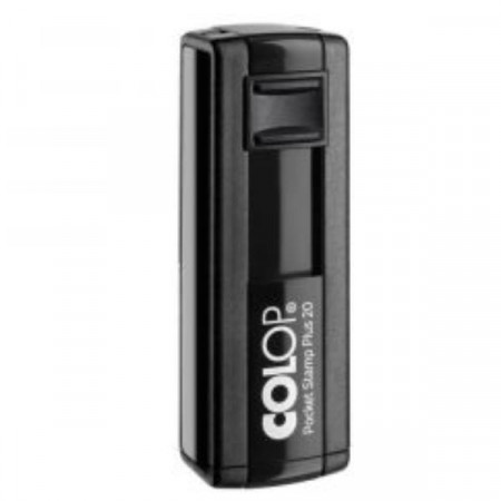 POCKET STAMP PLUS 20 NERO 14X38 4 RIGHE