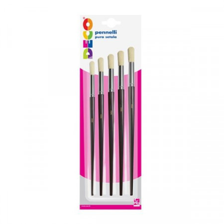 PENNELLI TONDI PURA SET.BLISTER5PZ