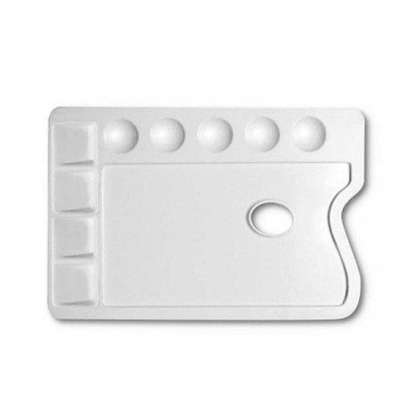 TAVOLOZZA PLASTICA CM. 25x17 - RETTANGOLARE