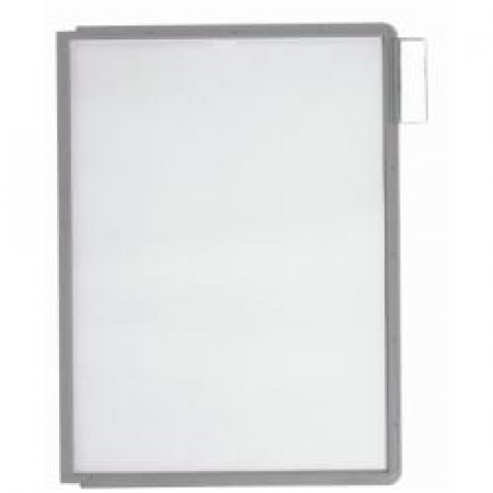 Pannelli Sherpa A4 in polipropilene  antiriflesso  ideale per contenere e passare allo scanner fotocopiare documenti col grigio(conf.10)