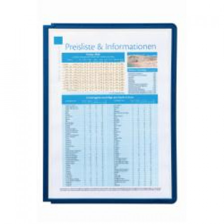 Pannelli Sherpa A4 in polipropilene  antiriflesso  ideale per contenere e passare allo scanner fotocopiare documenti col blu(conf.10)