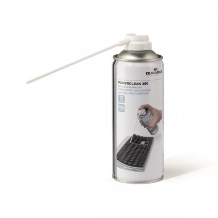 POWERCLEAN 350 BOMBOLETTA ARIA COMPRESSA DA 350 ML. NON INFIAMMABILE.