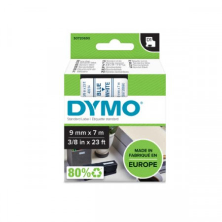 NASTRO  D1 9MMX7M BLU/BIANCO