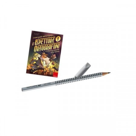 BUNDLE ISPETTORE ORTOGRAFONI 2   MATITA FABER CASTELL GRIP 2001   2   GOMMINI SALVAPUNTA