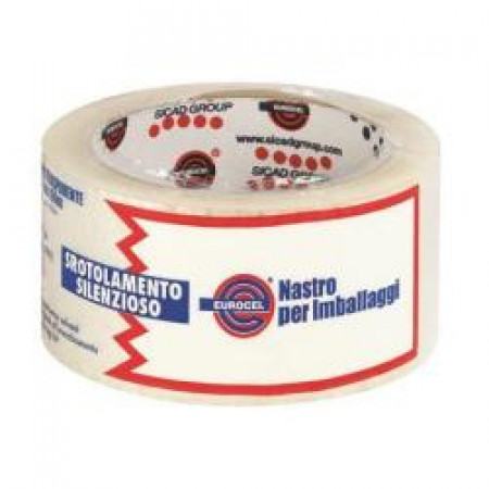 Nastro da imballo EURO PP36 Trasparente  50mm x 66mt (termo 6 pz)