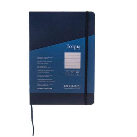 EQ PLUS STITCH DARK BLUE LINES A5