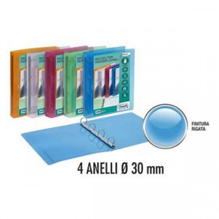 RACC. LUMINA 22x30 PERSO 4 TONDI D30 PP ASS