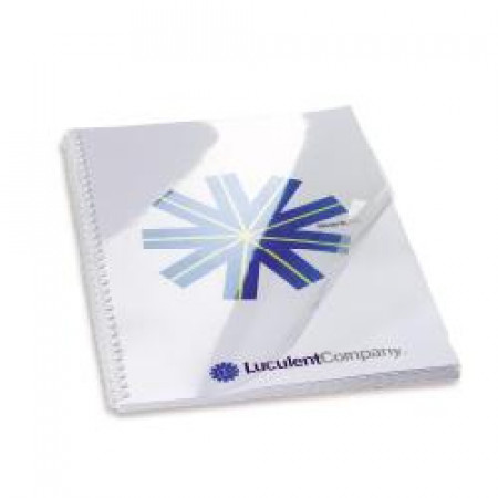 Copertine in PVC per rilegatura  formato A4 150 micron trasparente(conf.100)