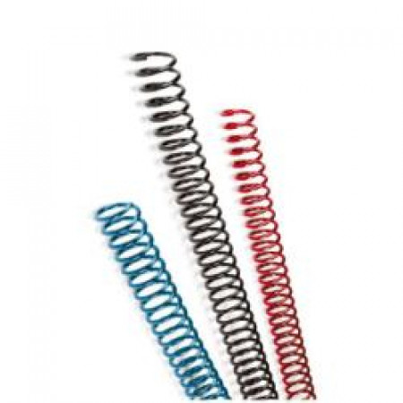 Dorsi metallici Color Coil 47 anelli  dorso 6 mm formato A4 bianco (conf.100)