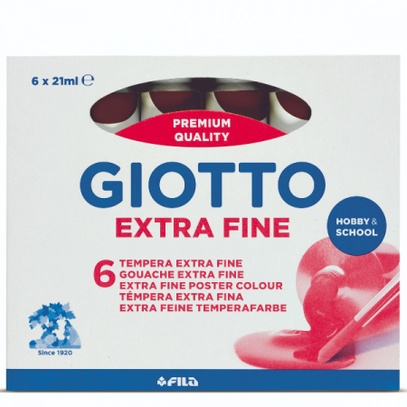 CF6 TUB. TEMPERA 21ML MARRONE
