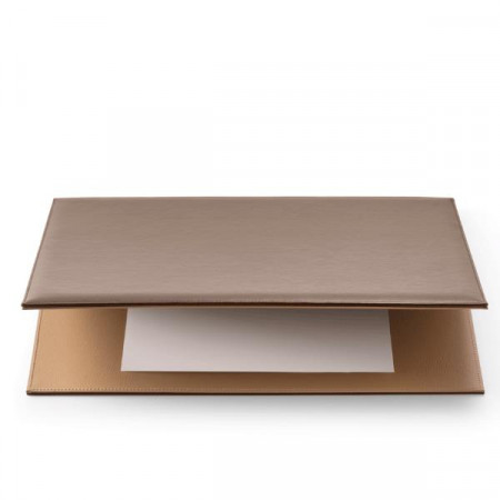 SOTTOMANO A DUE SPECCHI cm50X35 TORTORA