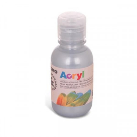 PRIMO COL ACRILICO FINE 125ML ARGENTO