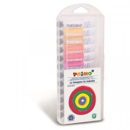 Conf12  tubetti  tempera da 12ml
