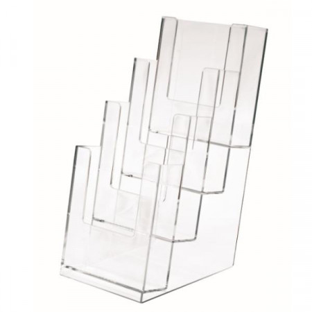 PORTADEPLIANT 4 SCOMPARTI 1/3 A4 - 11X25X(4X)3 5CM