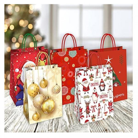 CF25 SHOPPER CARTA COLLEZIONE CHRISTMAS 23X10X29