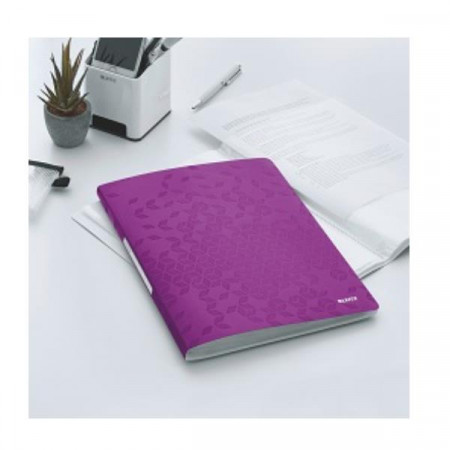 WOW LISTINO FOGLI FISSI - 20 BUSTE - DIM. 31 X 23 CM VIOLA