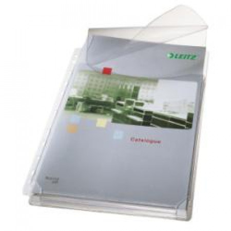 Busta a soffietto con lembo di chiusura - P.U. f.to 22x30 cm - PVC morbido (conf.5)
