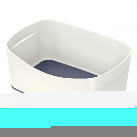 MyBox Contenitore S Bianco / Grigio metallizato