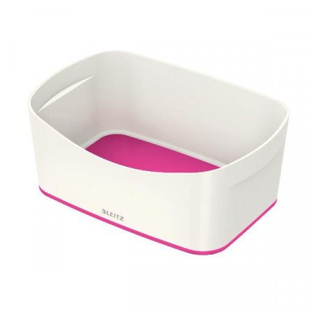 MyBox Contenitore S Bianco / Fucsia metallizzato