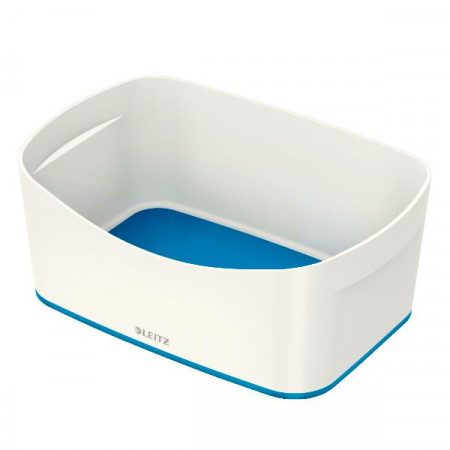 MyBox Contenitore S organizer Bianco / Blu metallizzato