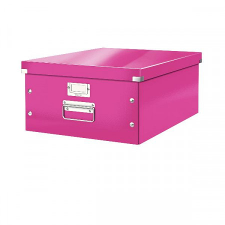CLICK STORE Scatola M A3 Fucsia metallizzato