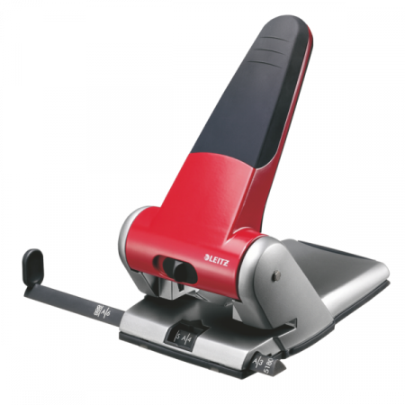 PERFORATORE LEITZ 5180  2 FORI  63 FG  ROSSO