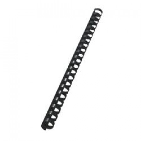 COMB dorsi ad anelli in plastica - 16mm - capacità 145 fgNeroSC=100 pz