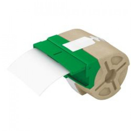 Cartuccia etichetta in continuo 88 mm x 10 m - Plastica / adesiv. Permanente Bianco