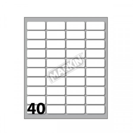CF10X40 ETICHETTE 28X12 MM