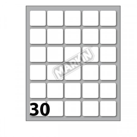 CF10X30 ETICHETTE 21X21 MM