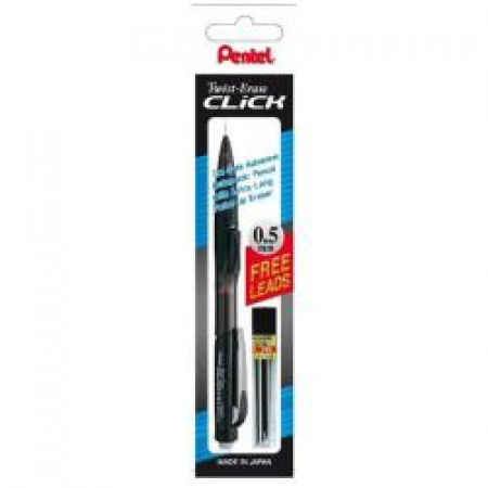 SET PORTAMINE TWIST-ERASER CLICK   MINE NERO