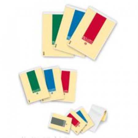 Blocchi Pignastyl A4 1R  punto metallico  Fg. 70  80 gr/mq copertina goffrata 170gr/mq  cartone di fondo pesante 700 gr/mq (conf.10)