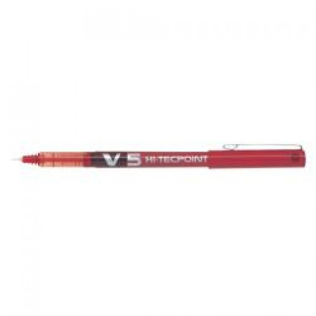 Roller V5  rosso punta 0 5 tratto 0 3 mm (conf.12)