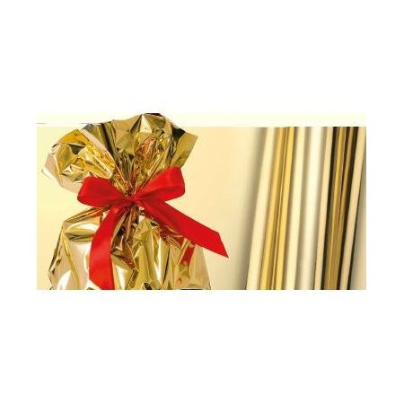 CF50 BUSTE ARGENTATE F/PIENO 20X35 BUSTE REGALO METAL TINTA UNITA      FONDO PIENO DORATO
