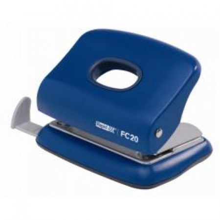 Perforatore FC20 blu -- in ABS con robusta struttura in metallo e contenitore coriandoli integrato (Conf. Box)