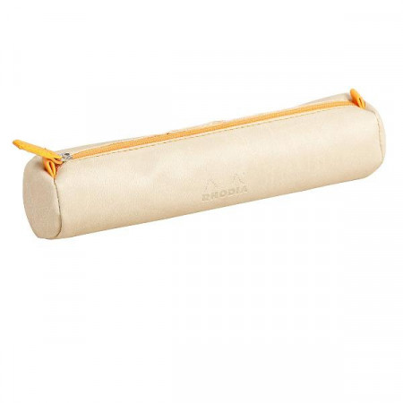 ASTUCCIO ROTONDO SIMILPELLE BEIG