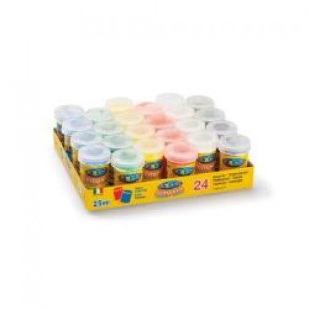 CF24 VASETTI 25ml TEMPERA ASS.TE