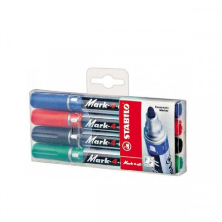 STABILO MARK-4-ALL PUNTA TONDA AST.4 COL.