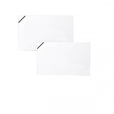 CF 100 BIGLIETTI + 100 BUSTE LUTTO 9X14CM FORMATO 9 - BIANCO
